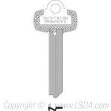 LSDA Key Look-Alike BEST A - Nickel Silver, Do Not Duplicate