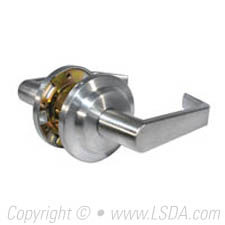 LSDA G2 Passage Lever Less Latch Satin Chrome