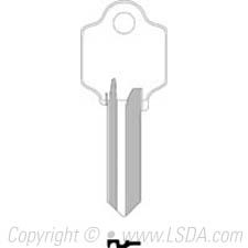 LSDA Key Brass 1179 Arrow