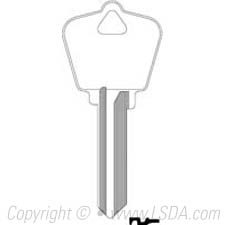 LSDA Key Brass 1179A Arrow