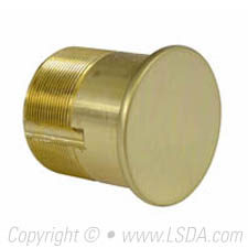 LSDA Dummy Mortise Cylinder 1-1/4" Bright Brass