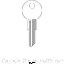 LSDA Key Brass L1054B Ilco