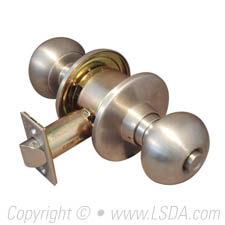 LSDA G1 Privacy Knob Plymouth Stainless Steel