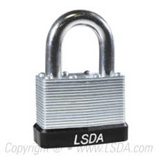 LSDA Padlock Laminated 2" Body 1-1/8"Shackle - KA FE0587