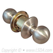 LSDA G2 Passage Knob Ball Less Latch Stainless Steel