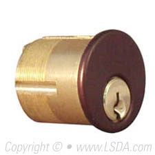 LSDA Mortise Cylinder 1-1/8" Dark Bronze LSA Locksmith Only