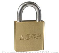 LSDA Padlock Rekeyable Non Key Retaining KW1 Keyway