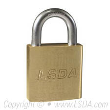 LSDA Padlock Rekeyable Key Retaining WR5 Keyway