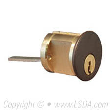 LSDA Rim Cylinder KA2 Dark Bronze C-K