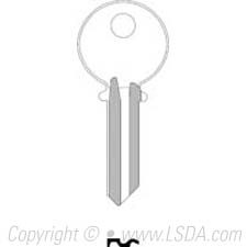 LSDA Key Brass 999 Yale