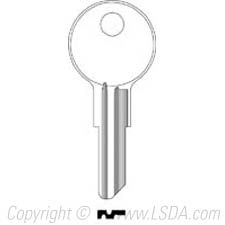 LSDA Key Brass O1122B Yale