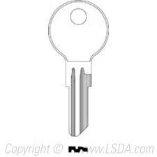 LSDA Key Brass O1122A Yale