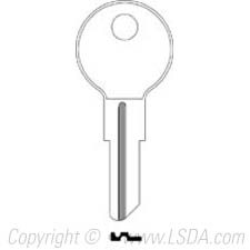 LSDA Key Brass O1122R Yale