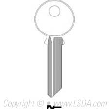 LSDA Key Brass 998 Yale