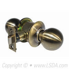 LSDA G3 Passage Ball Knob Antique Brass