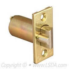LSDA G1 Deadlatch 2-3/4" f/ LF2000 Antique Brass