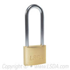 LSDA Padlock Solid Brass 40mm Body 2-1/2" Shackle - KA801