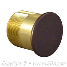 LSDA Dummy Mortise Cylinder 1-1/4" Dark Bronze