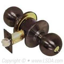 LSDA G2 Entry Ball Knob SC1 2-3/4 UL ASA Dark Bronze