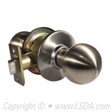 LSDA G2 Passage Knob Ball 2-3/8" Antique Brass