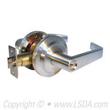 LSDA G2 Storeroom Lever Less Cyl, Satin Chrome