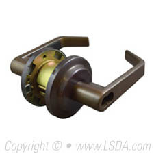 LSDA G2 Classroom Lever SFIC Less Latch Dark Bronze