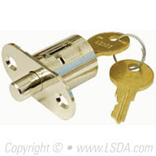 LSDA Sliding Door Lock Push-In - KD
