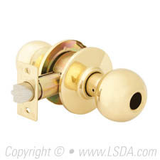 LSDA G2 Entry Knob Less Core 2-3/4 UL ASA Ball Bright Brass