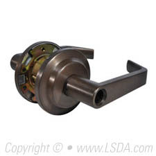 LSDA G2 Entry Lever Clutch Less Latch & Cyl, Dark Bronze