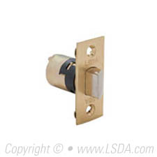 LSDA G3 Adjustable Springlatch f/ 30 Series Bright Brass