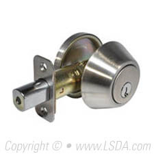 LSDA G3 75 Series Deadbolt Single Cyl. KW1 Stainless Steel