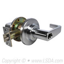 LSDA G1 Entry Lever SFIC Satin Chrome