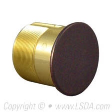 LSDA Dummy Mortise Cylinder 1-1/8" Dark Bronze