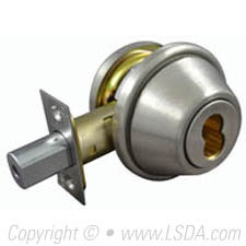 LSDA G2 220 Series Deadbolt Single Cyl. SFIC Less Core Adj UL Stainless Steel