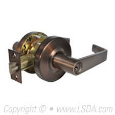 LSDA G2 Storeroom Lexington Lever 2-3/4 UL Dark Bronze