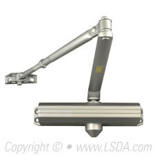 LSDA G1 Door Closer w/ Back Check ADA 1-4 Aluminum