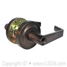 LSDA G2 Entry Madison Lever Clutch Less Latch & Core, Dark Bronze