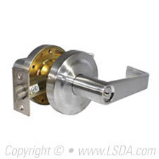 LSDA G2 Storeroom Madison Lever SC4 UL Satin Chrome