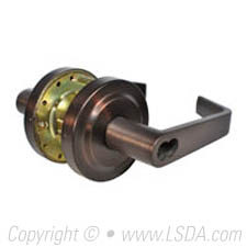 LSDA G2 Storeroom Madison Lever Clutch IC Less Latch Dark Bronze