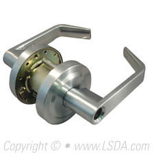 LSDA G2 Storeroom Madison Lever Clutch Less Latch & Core, Satin Chrome