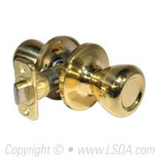 LSDA G3 Passage Lever 6-Way Latch Bright Brass