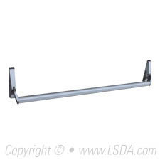 LSDA Concealed Vertical Rod Narrow Stile Exit Device Aluminum