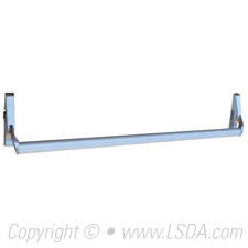 LSDA Rim Exit Device Narrow Stile Left Hand Reverse Aluminum