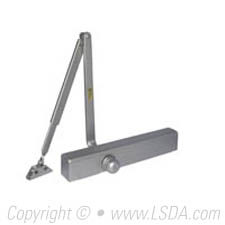 LSDA Door Closer ADA W/ Back Check Delay Action Aluminum Slim Size