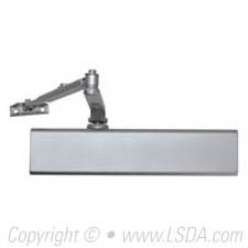 LSDA Door Closer ADA W/ Back Check Delay Action Aluminum Full Size