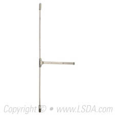 LSDA Surface Vertical Rod Exit Device 36" Stainless Steel f/ PD921 Series