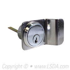 LSDA Exit Trim Finger Pull Nightlatch Stainless Steel