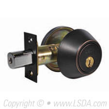 LSDA G3 20 Series Deadbolt Single Cyl. WR5 Aged Bronze