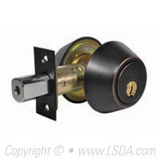 LSDA G3 20 Series Deadbolt Double Cyl. SC1 Aged Bronze