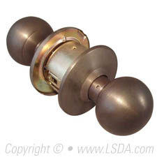 LSDA G2 Passage Knob Ball Less Latch Dark Bronze